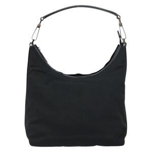 Gucci Zip Hobo Nylon Black Nylon Shoulder Bag Bag
